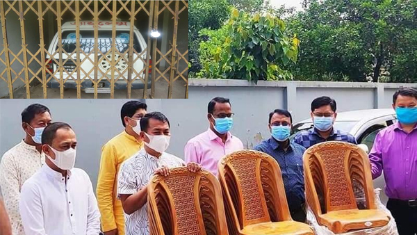 পানছড়ি স্বাস্থ্য কমপ্লেক্সের অচল এ্যাম্বুলেন্সটিকে সচলের চাকা দিল জেলা পরিষদ চেয়ারম্যান মংসুইপ্রু চৌধুরী অপু