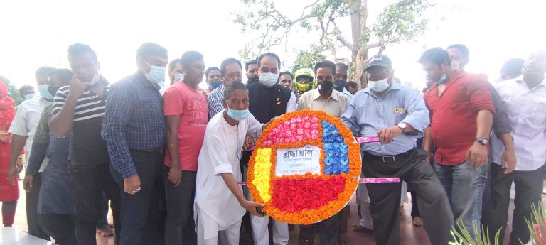 রাঙ্গামাটিতে পা রাখলো পাঃ চঃ উঃ বোর্ডের নবাগত চেয়ারম্যান নিখিল কুমার চাকমা, শহীদ মিনারে শ্রদ্ধা