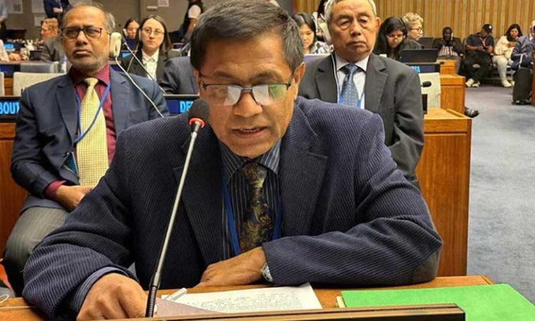 জাতিসংঘে পার্বত্য চট্টগ্রাম শান্তিচুক্তি পূর্ণাঙ্গ বাস্তবায়নে প্রতিশ্রুতি পুনব্যক্ত করেছে বাংলাদেশে