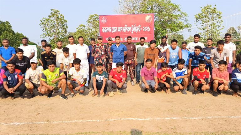 রাজনগর বিজিবি জোনের আয়োজনে ভলিবল টুর্নামেন্টের উদ্বোধন