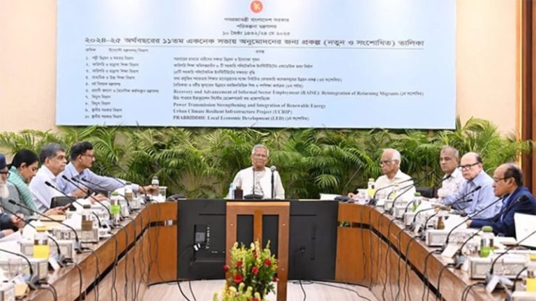 ১১ হাজার ৮৫১ কোটি টাকার ৯ প্রকল্প একনেকে অনুমোদন