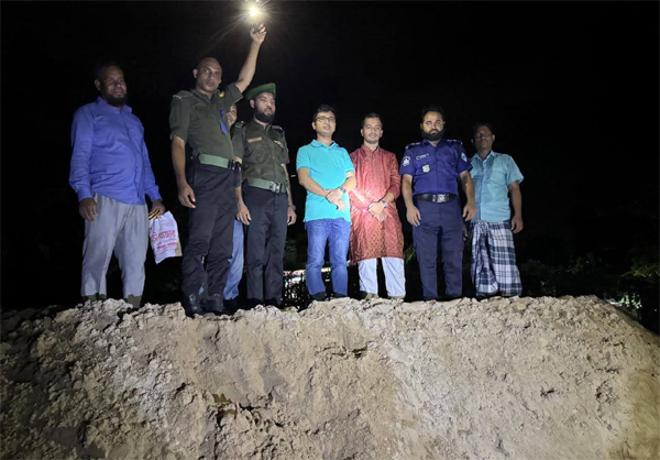 রামগড়ে অবৈধভাবে বালু উত্তোলনের দায়ে এক জনের কারাদণ্ড