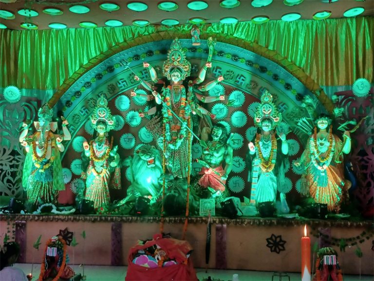 শান্তি ও আনন্দের বার্তা নিয়ে রাজস্থলীতে চলছে শারদীয় দুর্গাপূজা, প্রশাসনের কড়া নজর দারী