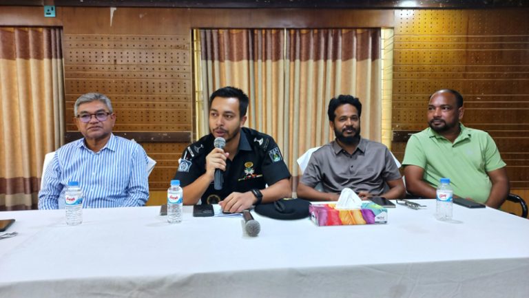 পার্বত্য জেলা বান্দরবানে অপহরণ-চাঁদাবাজি বন্ধসহ এলাকার শান্তি-শৃঙ্খলা উন্নয়নে কাজ করছে র‌্যাব-কোম্পানি কমান্ডার