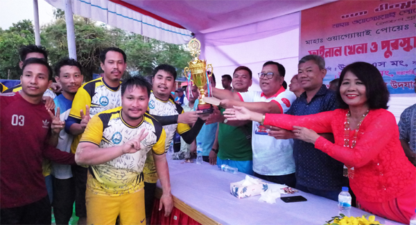 মাহাঃ ওয়াগ্যোয়াই পোয়েঃ উপলক্ষ্যে বান্দরবানে হ্যান্ডবল প্রতিযোগিতা