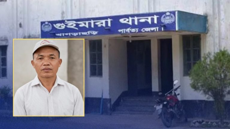গুইমারায় গোলাগুলির পর গুলিবিদ্ধ অবস্থায় ইউপিডিএফ নেতা আটক