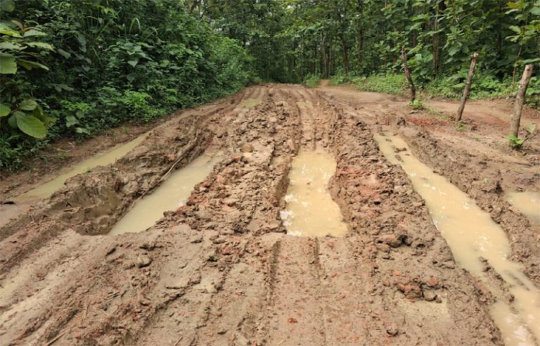 রাজস্থলীতে চলাচলের অনুপযোগী মাটির রাস্তা চরম দুর্ভোগে এলাকাবাসী