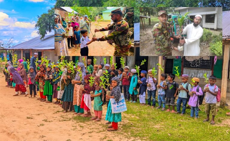 খাগড়াছড়ি সদর জোনের উদ্যোগে ৩৫ হাজার বিভিন্ন প্রজাতির গাছের চারা বিতরণ